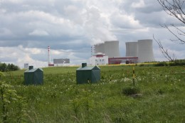 Das Atomkraftwerk Temelin.