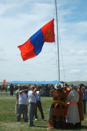 Mongolische Flagge