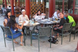 Abendessen im Hotel Mongolia